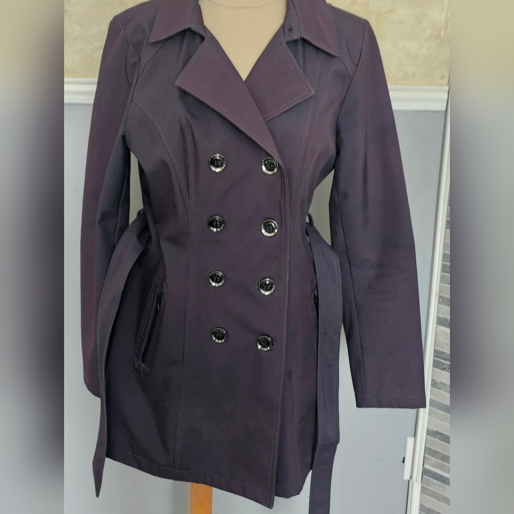 Sebby Collection women's Fall Spring Rain Jacket M - Picture 7 of 12
